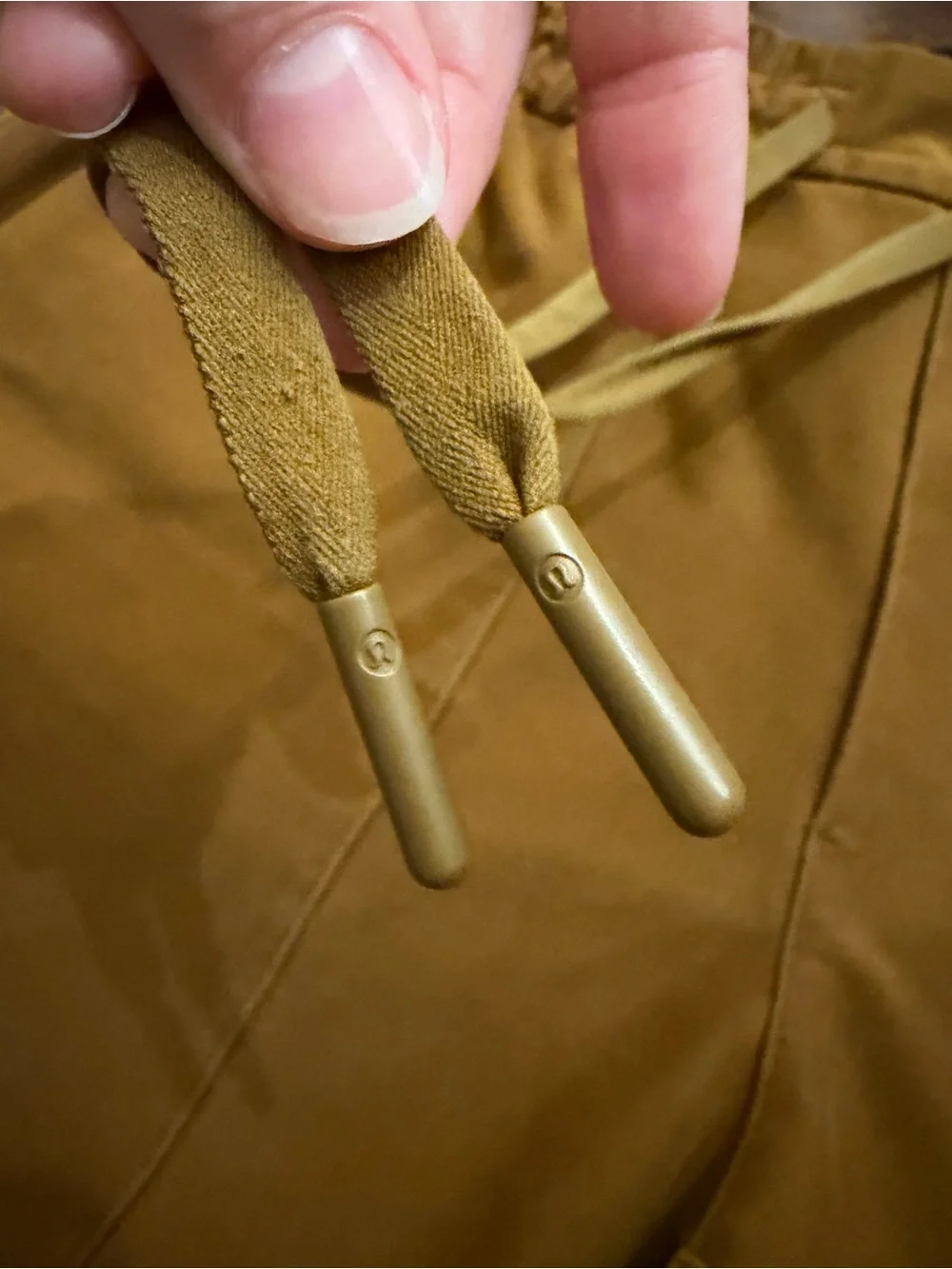 Lululemon Bowline Utilitech Shorts Burnt Camel Elastic 32” Waist Men’s Gorpcore